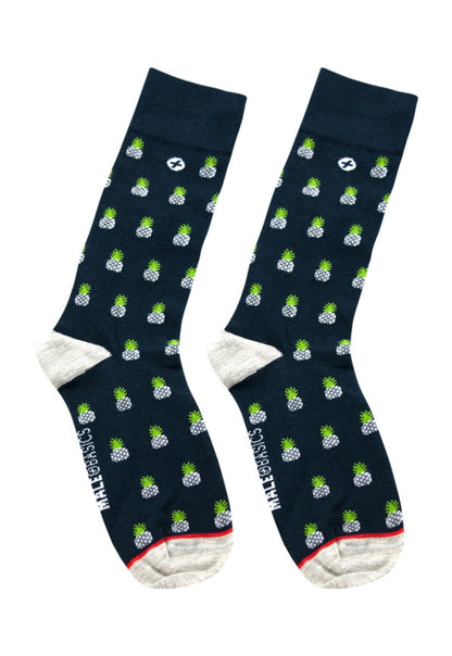 MaleBasics Fun Sock-Pineapple-