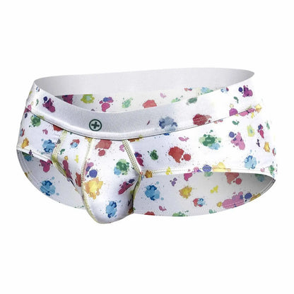 Malebasics New Hipster Brief White Splash Malebasics