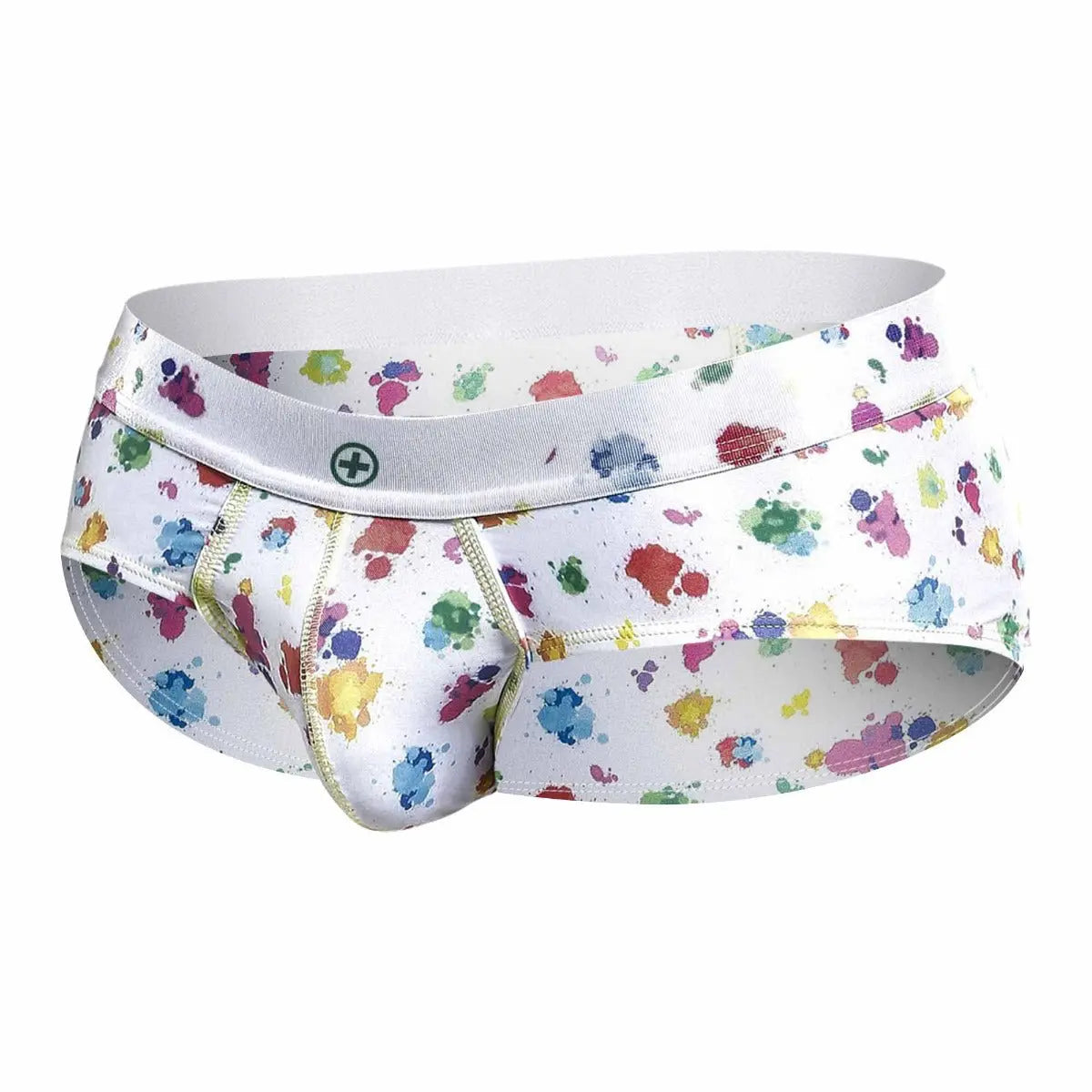 Malebasics New Hipster Brief White Splash Malebasics