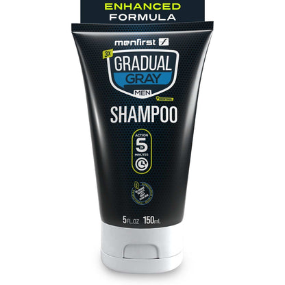 Menfirst Club: Gray Hair Care Made Easy - Monthly Gradual Gray 3-in-1 Shampoo Subscription - Buy and Save! - MENLL