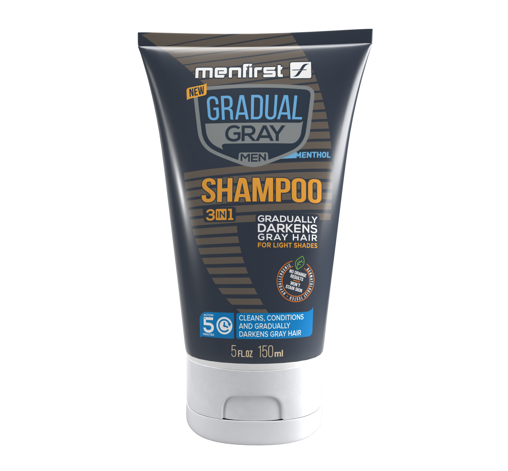 Menfirst Club: Gray Hair Care Made Easy - Monthly Gradual Gray 3-in-1 Shampoo Subscription - Buy and Save! - MENLL