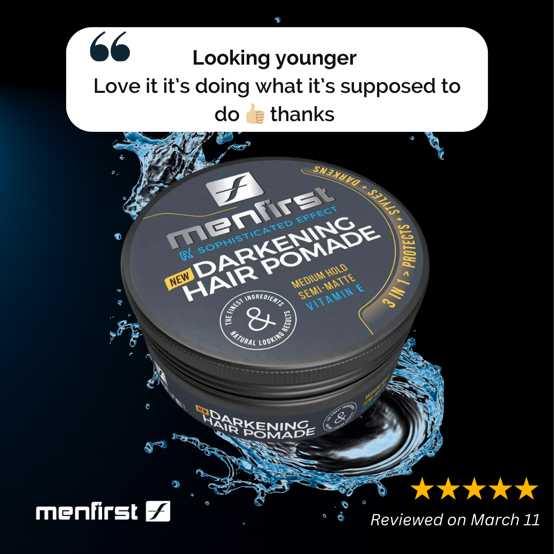 Menfirst - Darkening Hair Pomade for Men - 3 Pack - MENLL