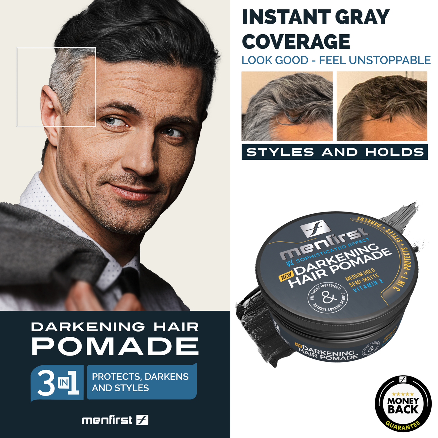 Menfirst - Hair Pomade for Men - 2 Pack - MENLL