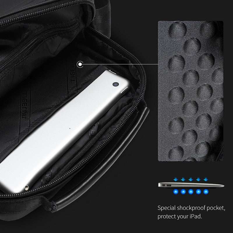 Sleek & Stylish Waterproof Business Sling Bag for Men - MENLL