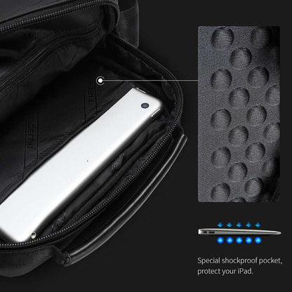 Sleek & Stylish Waterproof Business Sling Bag for Men - MENLL