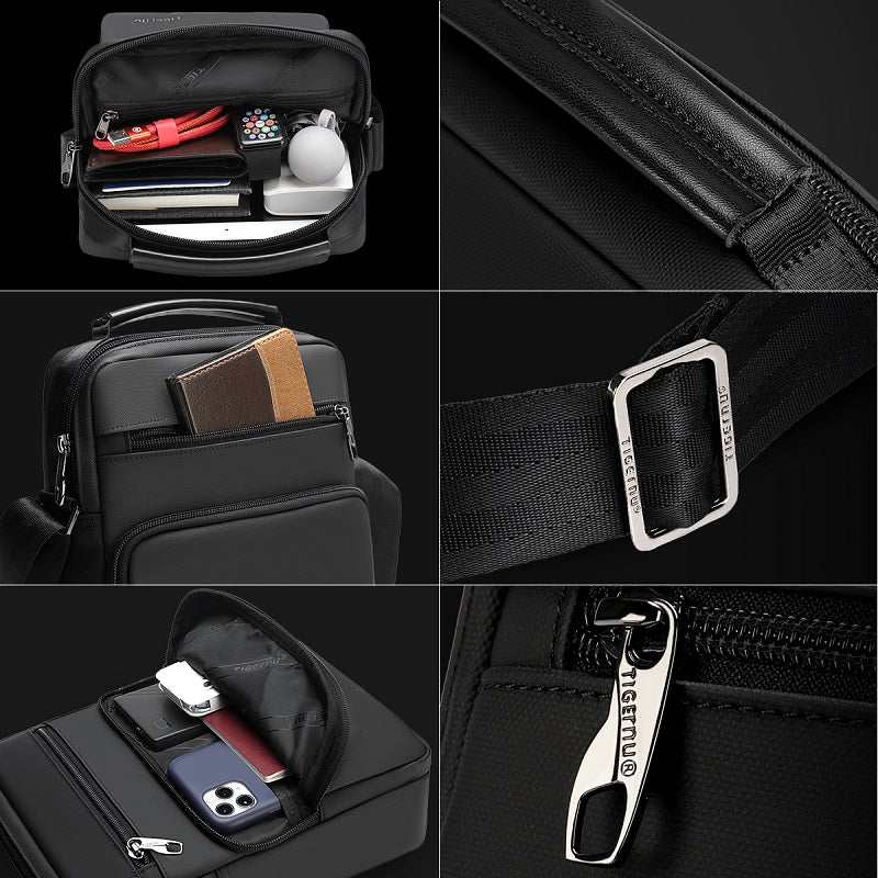 Sleek & Stylish Waterproof Business Sling Bag for Men - MENLL