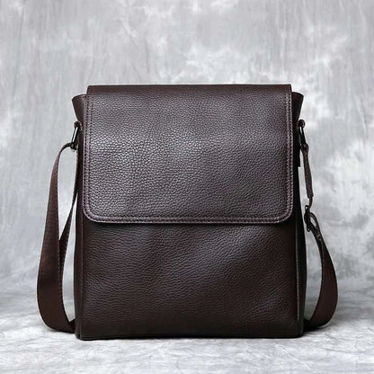 Stylish Men's Authentic Leather Crossbody Bag - Perfect Blend of Elegance and Functionality