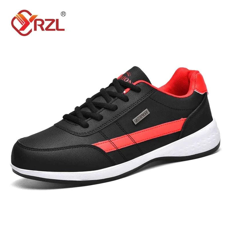 Adventure-Ready Waterproof Leather Sneakers for Men - MENLL