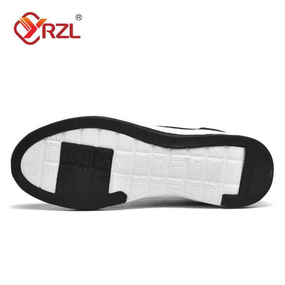 Adventure-Ready Waterproof Leather Sneakers for Men - MENLL