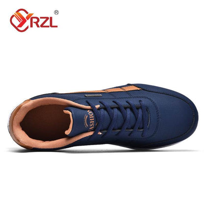 Adventure-Ready Waterproof Leather Sneakers for Men - MENLL