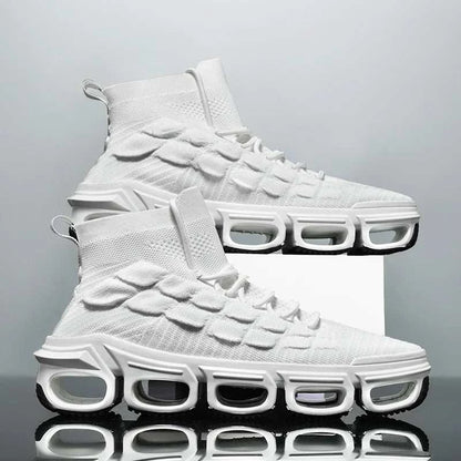 Ultra-Lightweight Breathable Flyknit Sneakers for Men - Comfort Meets Style! - MENLL