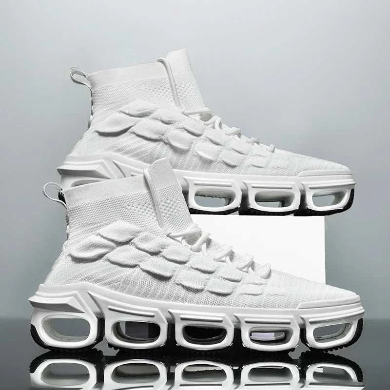 Ultra-Lightweight Breathable Flyknit Sneakers for Men - Comfort Meets Style! - MENLL