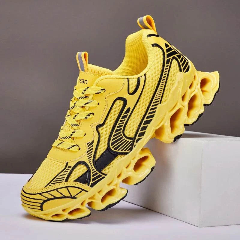 Ultra-Lightweight Breathable Flyknit Sneakers for Men - Comfort Meets Style! - MENLL