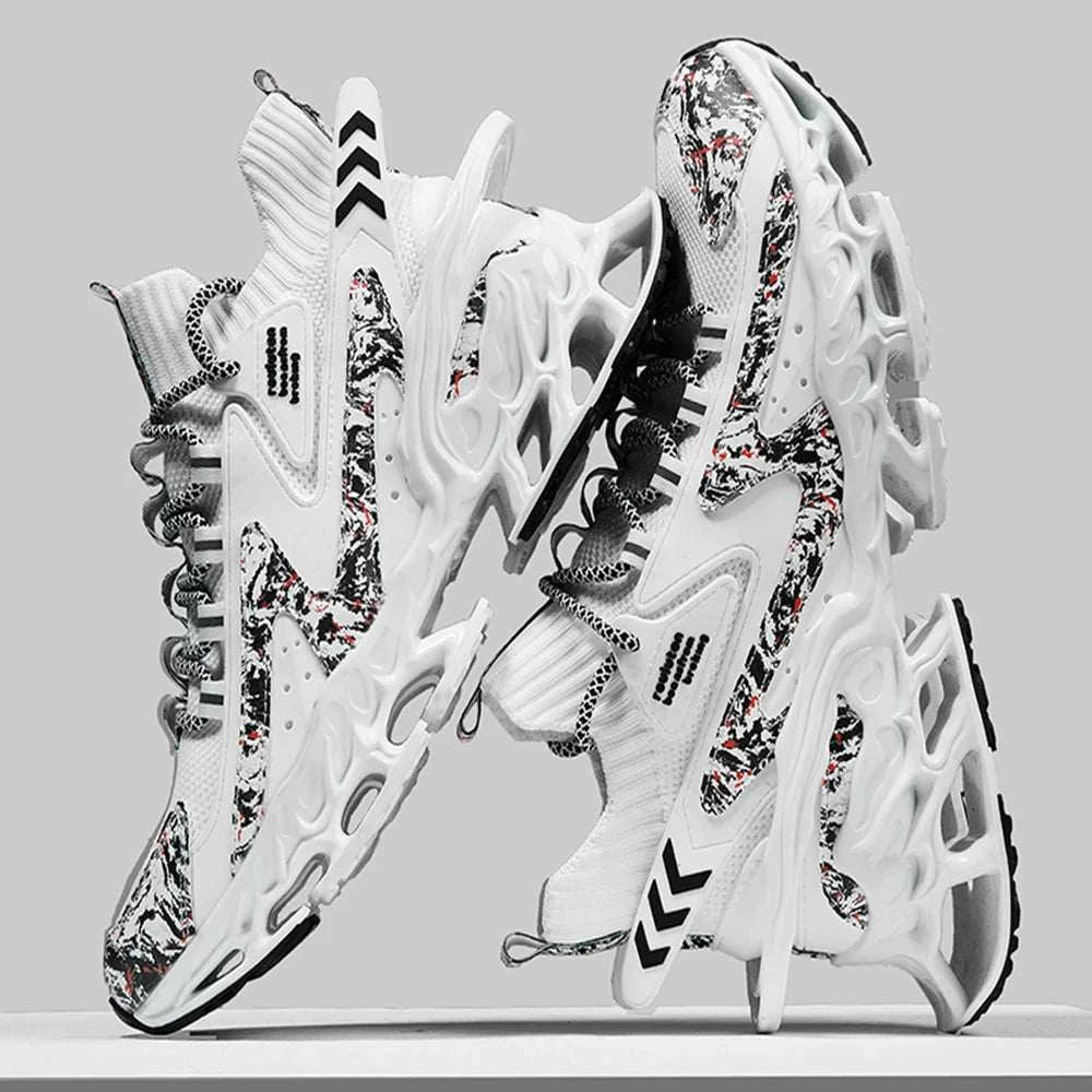 Ultra-Lightweight Breathable Flyknit Sneakers for Men - Comfort Meets Style! - MENLL