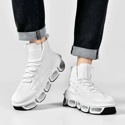 Ultra-Lightweight Breathable Flyknit Sneakers for Men - Comfort Meets Style! - MENLL