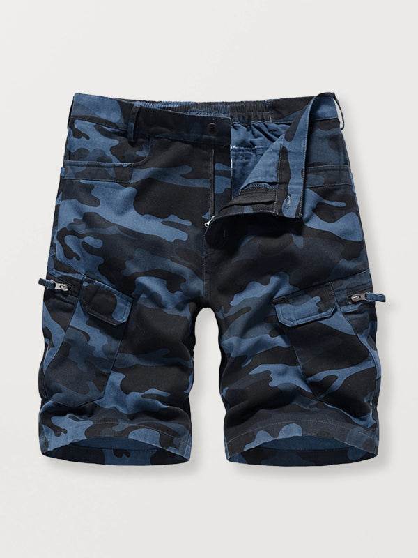 Adventure-Ready Men's Camouflage Cargo Shorts for Comfortable Outdoor Style - MENLL