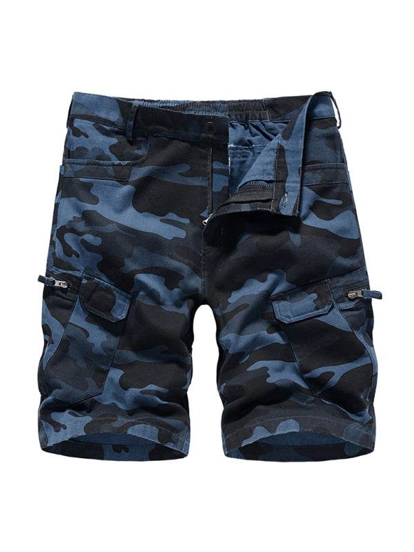 Adventure-Ready Men's Camouflage Cargo Shorts for Comfortable Outdoor Style - MENLL