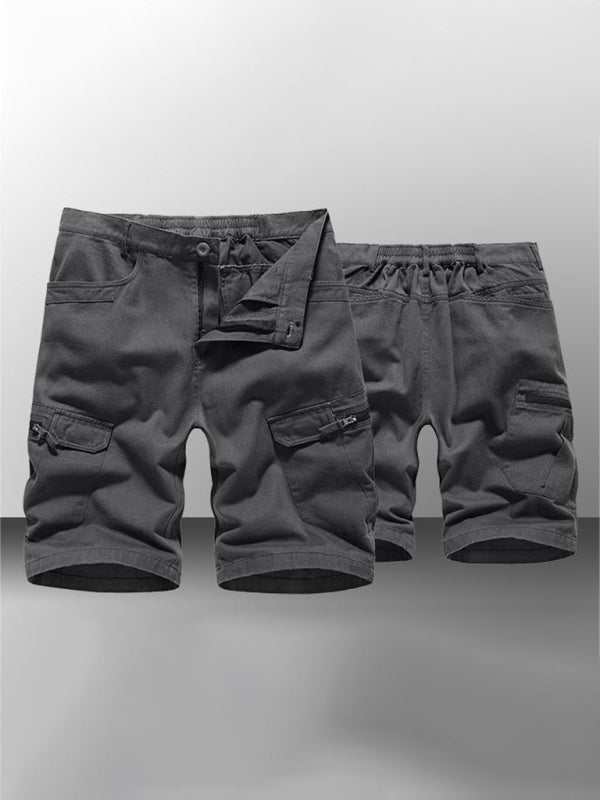 Adventure-Ready Men's Camouflage Cargo Shorts for Comfortable Outdoor Style - MENLL