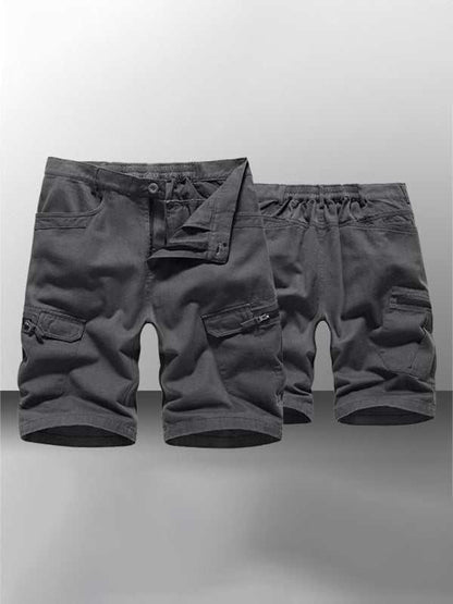 Adventure-Ready Men's Camouflage Cargo Shorts for Comfortable Outdoor Style - MENLL