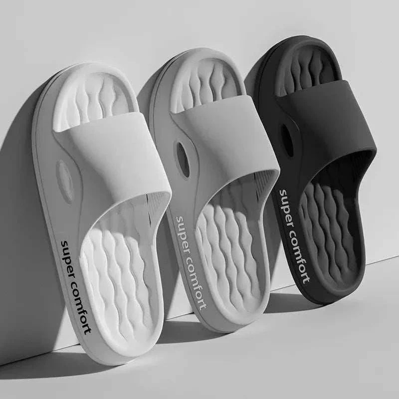 Lightweight EVA comfort slides for men and women, ideal for indoor and outdoor summer use.