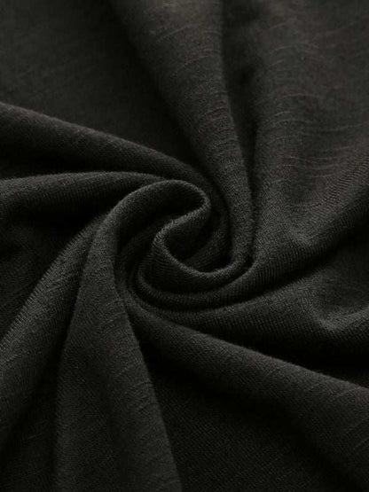Bamboo Cotton Comfort: Classic Solid Round Neck Short-Sleeve T-Shirt for Men - MENLL