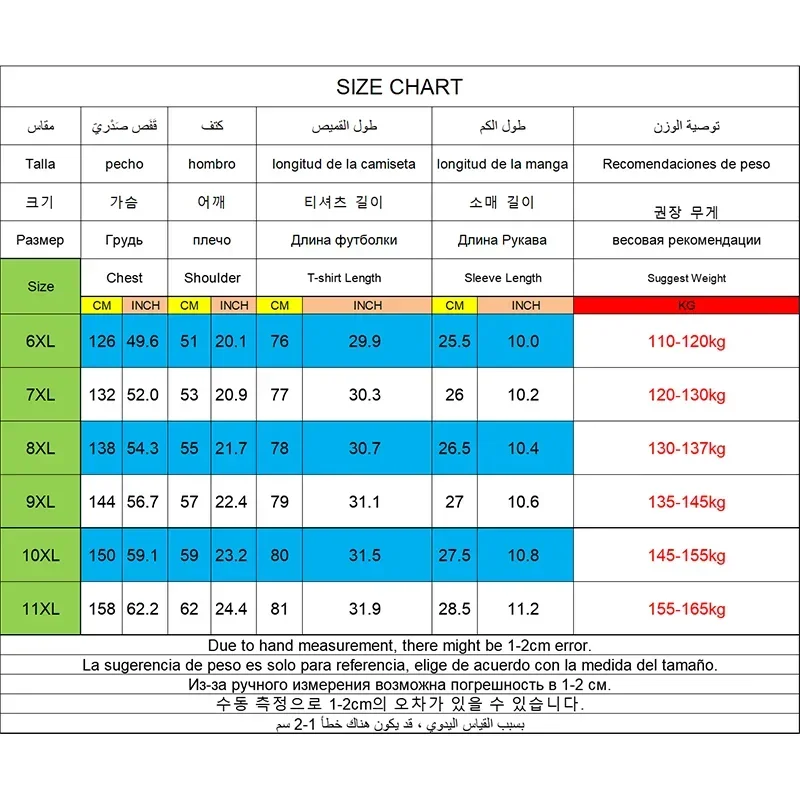 T-shirt Big Size 9XL for Men Quick Drying T-shirt for Men Round Neck Plus Size Short Sleeve Oversized T Shirt - MENLL