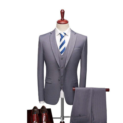 2 piece Silm Bridegroom Wedding Casual Men's Suit Set