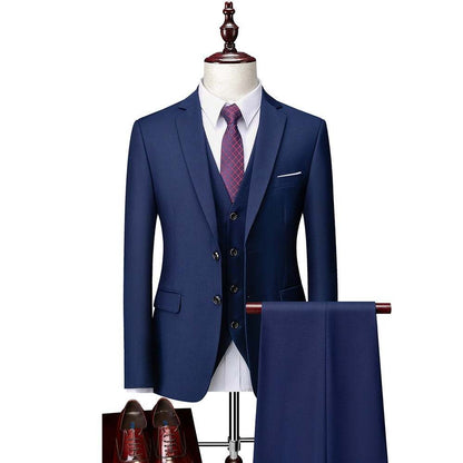 2 piece Silm Bridegroom Wedding Casual Men's Suit Set
