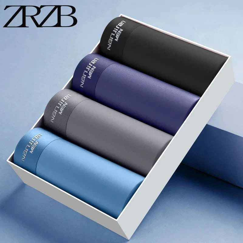Ultimate Comfort Ice Silk Boxer Shorts for Men - Breathable, Flexible Fit - MENLL