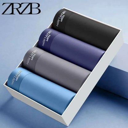 Ultimate Comfort Ice Silk Boxer Shorts for Men - Breathable, Flexible Fit - MENLL