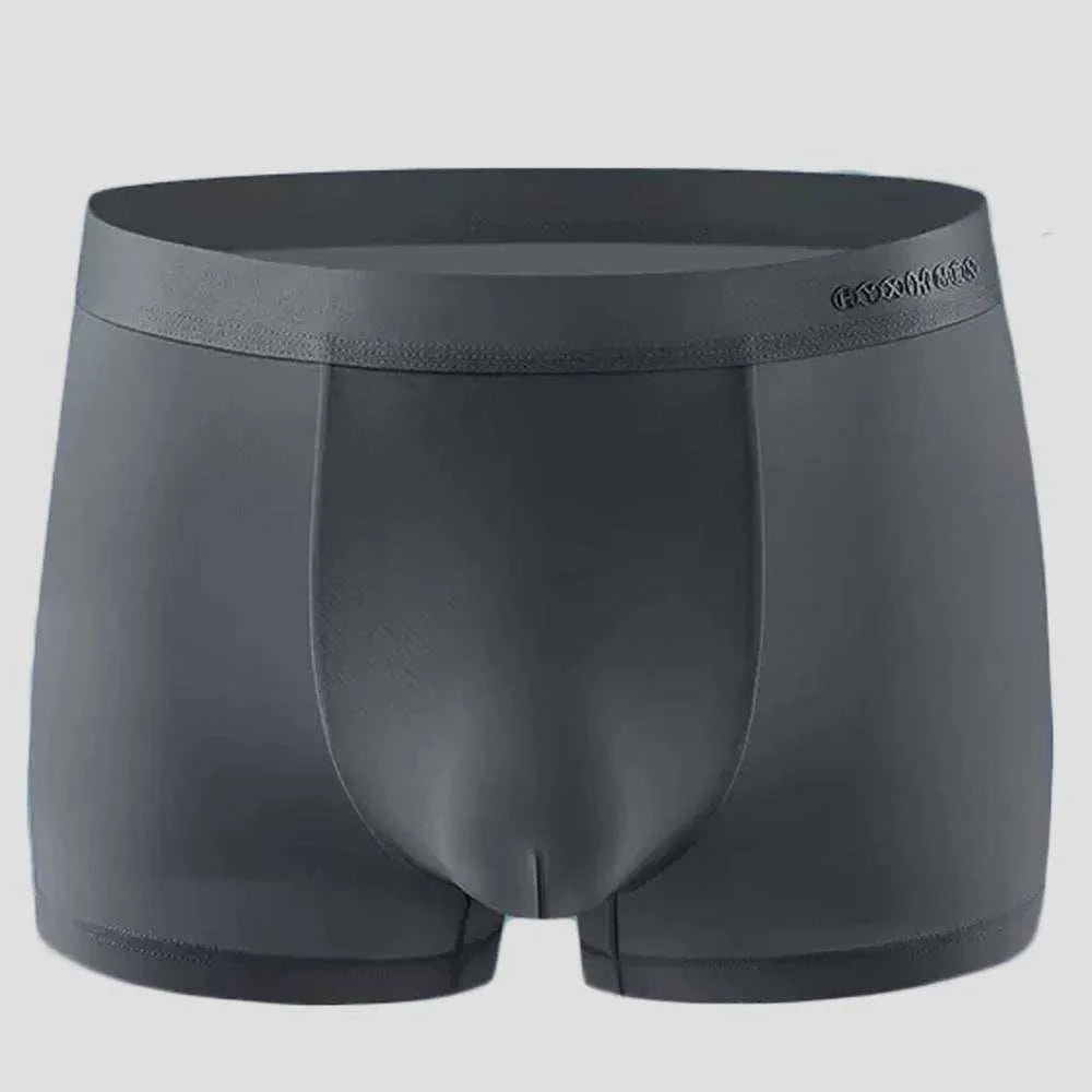Ultimate Comfort Ice Silk Boxer Shorts for Men - Breathable, Flexible Fit - MENLL