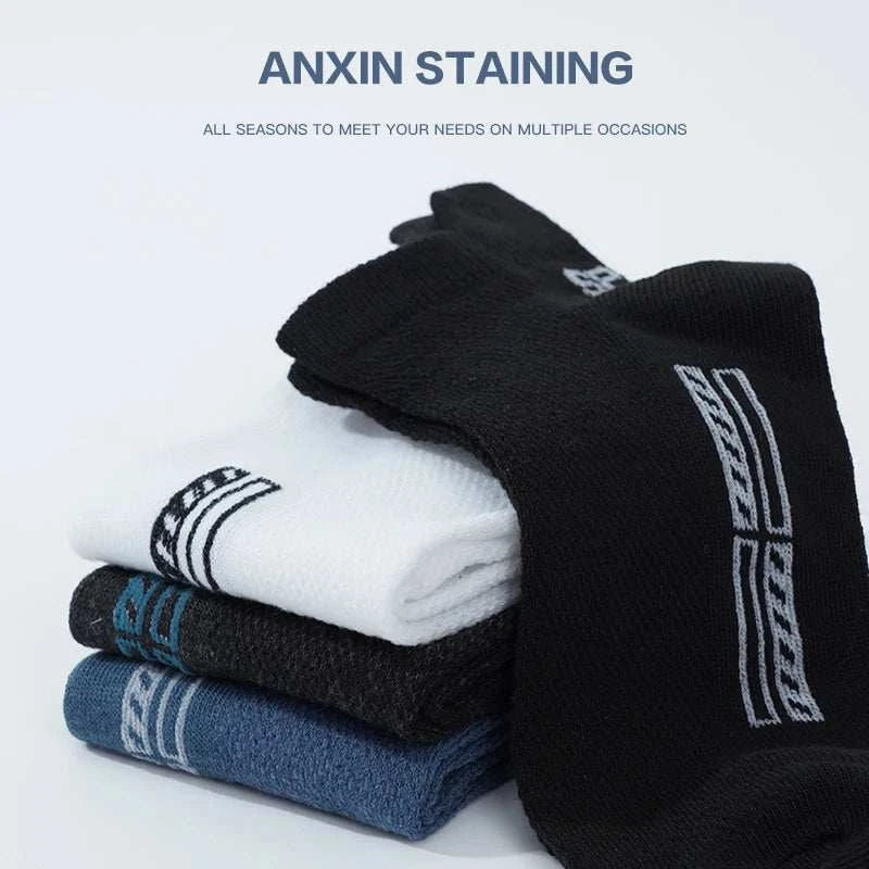 Ultimate Comfort Men's Ankle Socks - 5 Pairs of Breathable Sports-Ready Thin Cut Casual Wear! - MENLL