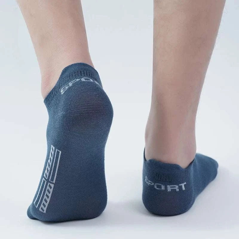 Ultimate Comfort Men's Ankle Socks - 5 Pairs of Breathable Sports-Ready Thin Cut Casual Wear! - MENLL