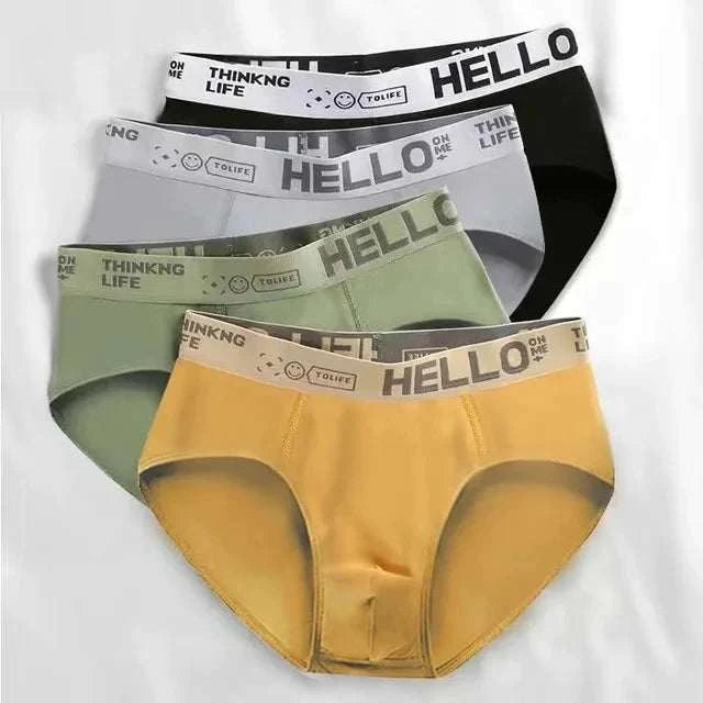 Ultimate Comfort Men's Breathable Briefs - 4-Pack for All-Day Freshness - MENLL