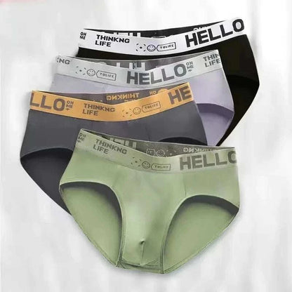 Ultimate Comfort Men's Breathable Briefs - 4-Pack for All-Day Freshness - MENLL
