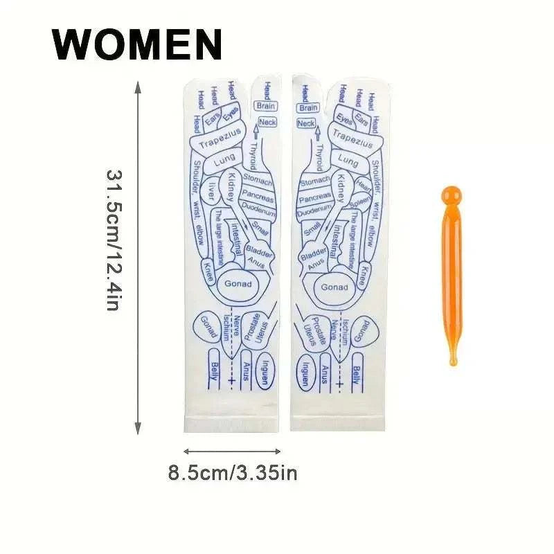 Therapeutic Comfort Acupressure Massage Socks for Ultimate Relaxation - MENLL