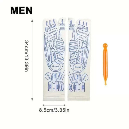Therapeutic Comfort Acupressure Massage Socks for Ultimate Relaxation - MENLL