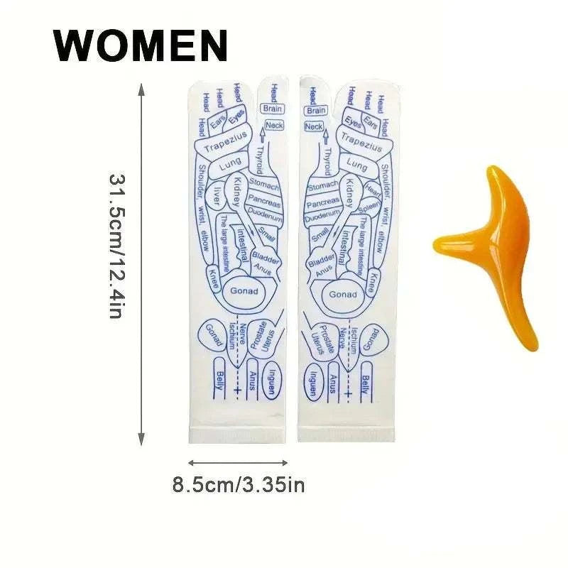 Therapeutic Comfort Acupressure Massage Socks for Ultimate Relaxation - MENLL