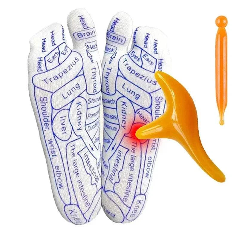 Therapeutic Comfort Acupressure Massage Socks for Ultimate Relaxation - MENLL