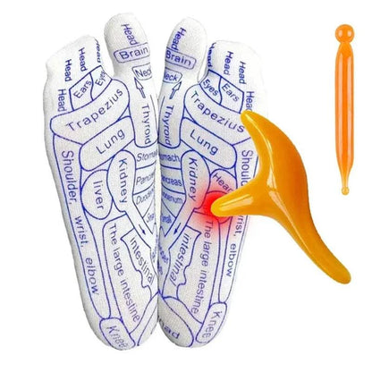 Therapeutic Comfort Acupressure Massage Socks for Ultimate Relaxation - MENLL