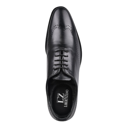Dresses - Mens Genuine Leather Wingtip Formal Business Dress Shoe LIBERTYZENO