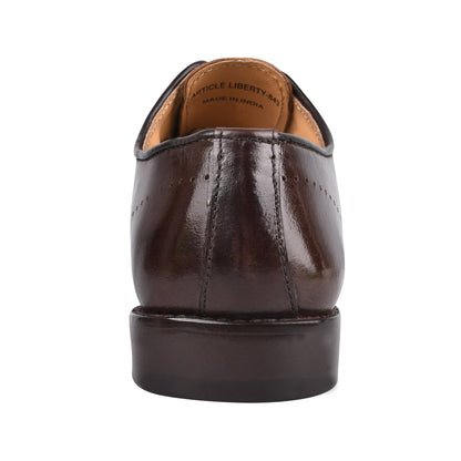 Dresses - Mens Genuine Leather Wingtip Formal Business Dress Shoe LIBERTYZENO