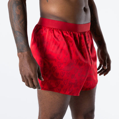 The Shaking Sheets | Valentine's Day Men’s Silk Boxers - MENLL