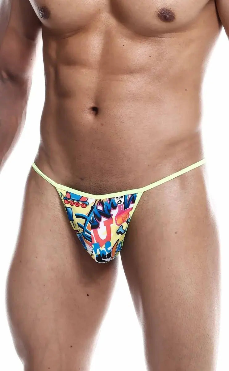 MOB Hipster T Thong Print Malebasics