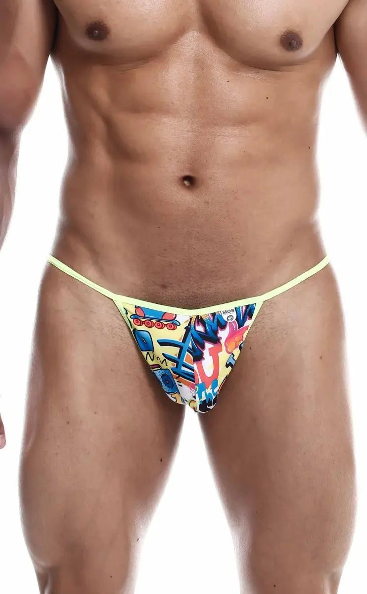 MOB Hipster T Thong Print Malebasics
