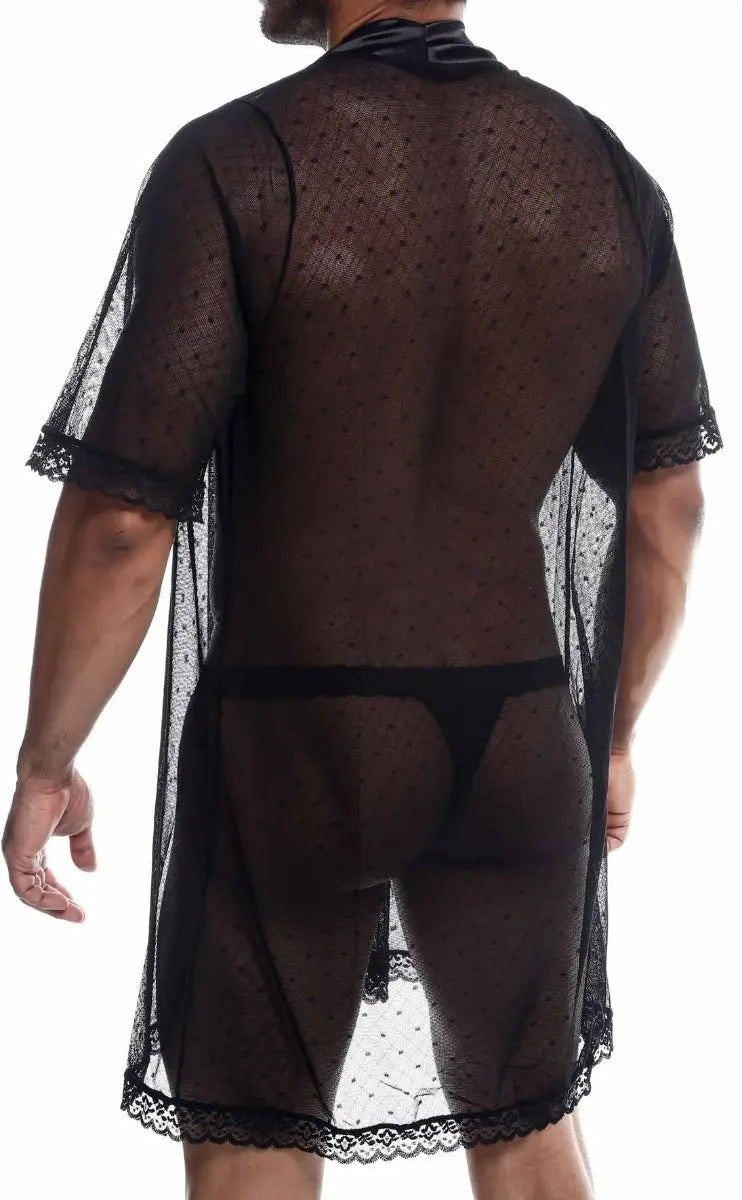 MOB Sultry Robe & Thong set Final Sale Malebasics