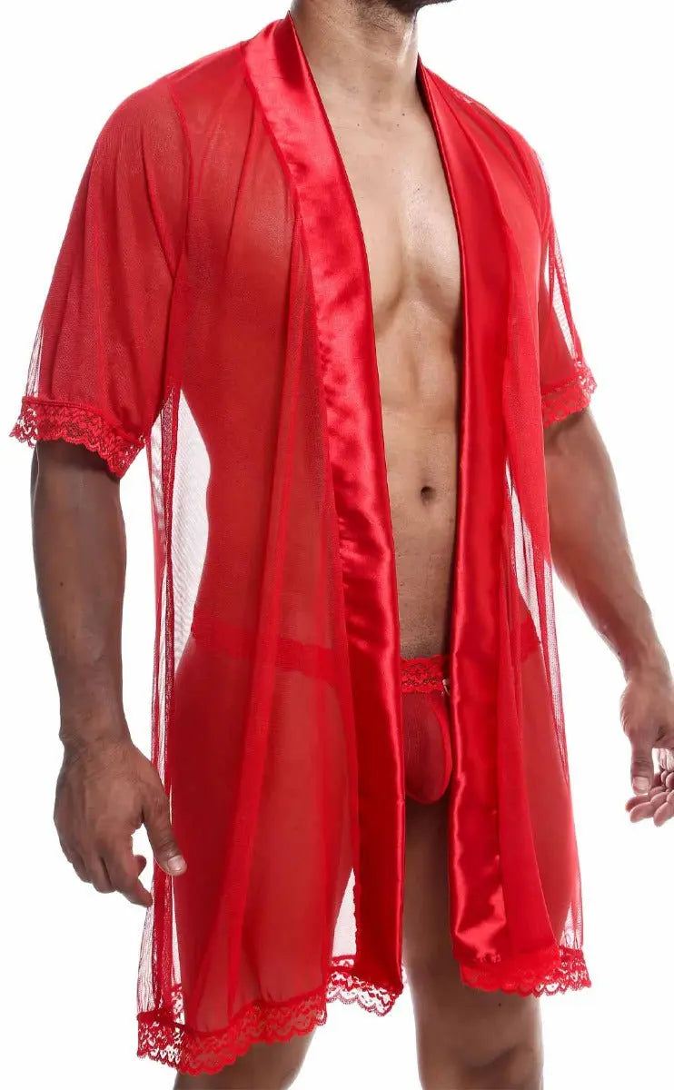 MOB Sultry Robe & Thong set Final Sale Malebasics