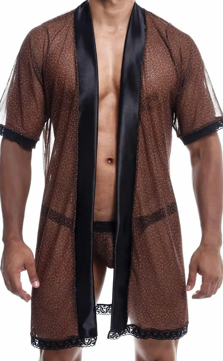 MOB Sultry Robe & Thong set Final Sale Malebasics