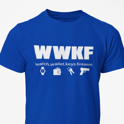 T-Shirts - Watch.Wallet.Keys.Firearm - Royal 2nd Armament Apparel Co.