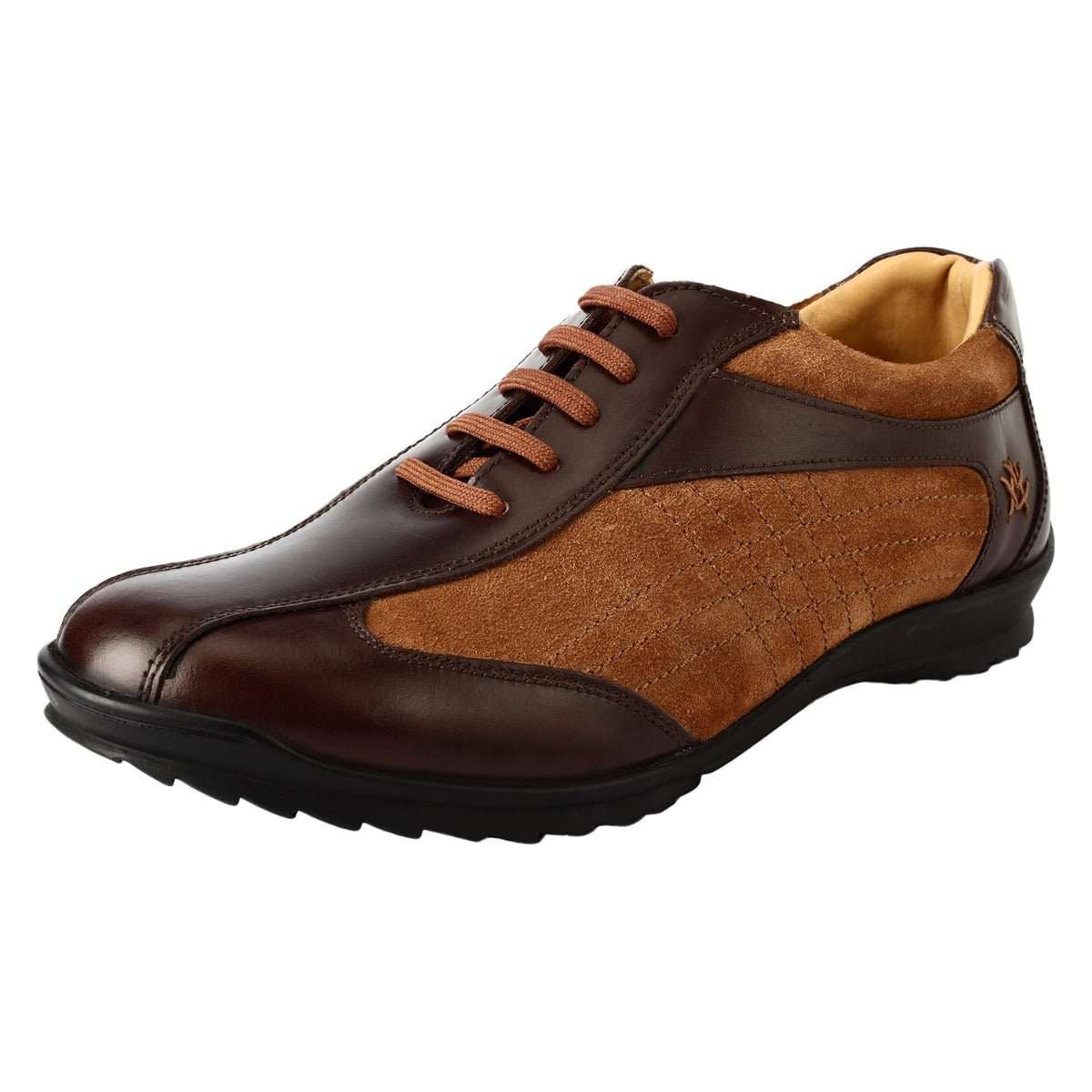 Murphy Leather Casual Sneaker with rubber sole and lace-up design.
